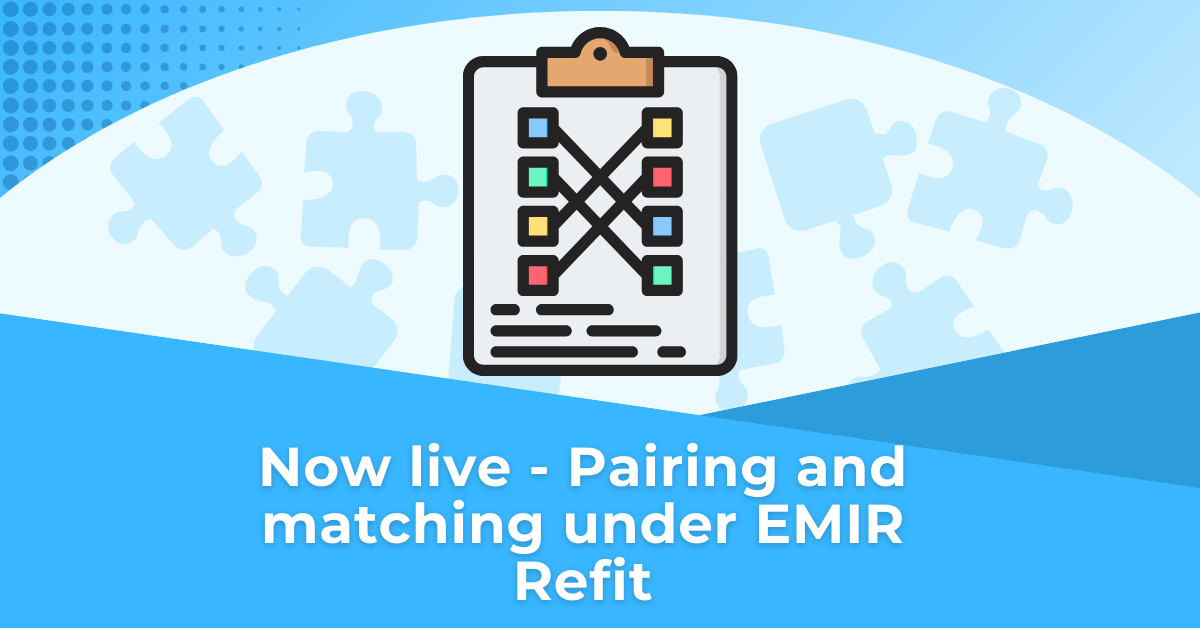 Pairing and matching under EMIR refit