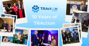 10 Years of TRAction polaroid photo montage